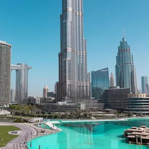Elite Royal - Full Bujr Khalifa & Fountain View - Senator - 2 Bedrooms & 1 Open Bedroom Without Partition شقة دبي